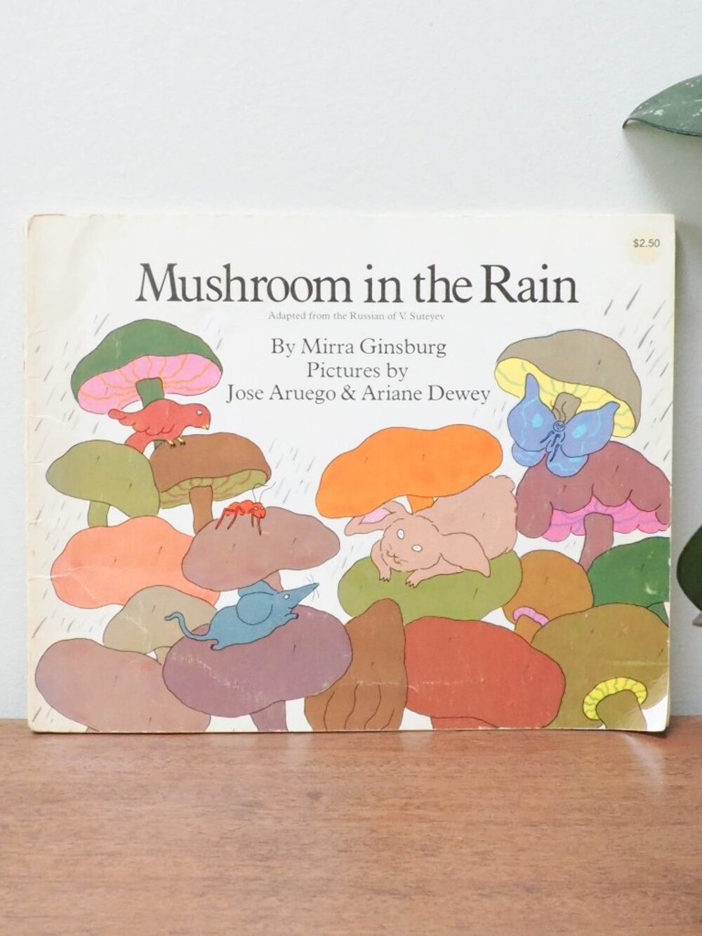 Vtg Mushroom in the Rain - Mirra Ginsburg - Vintage Childrens Book